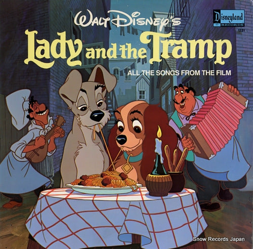 WALT DISNEY lady and the tramp DISNEYLAND1231