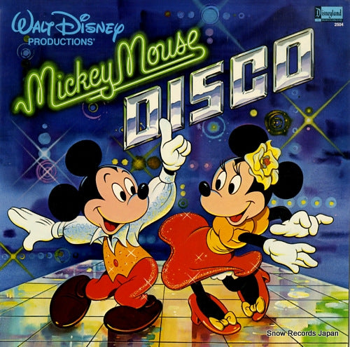 WALT DISNEY mickey mouse disco DISNEYLAND2504