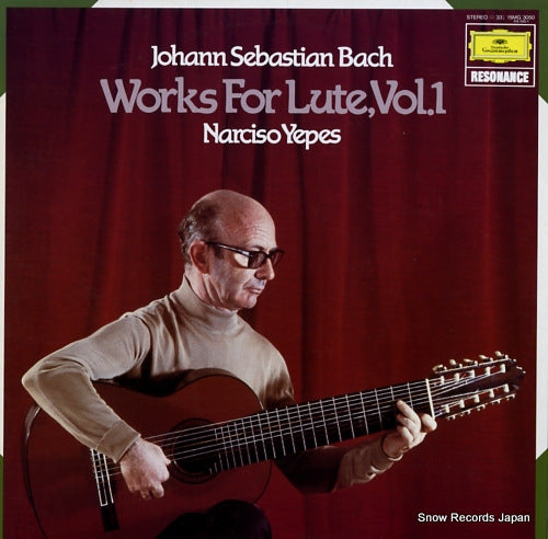 YEPES, NARCISO bach; works for lute, vol.1 15MG3050