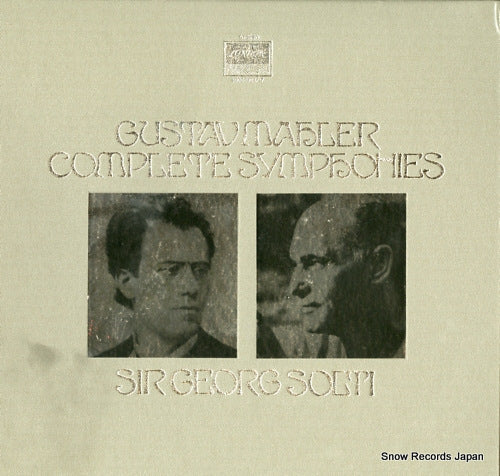 SOLTI, GEORG mahler; complete symphonies LOOC-1302/17