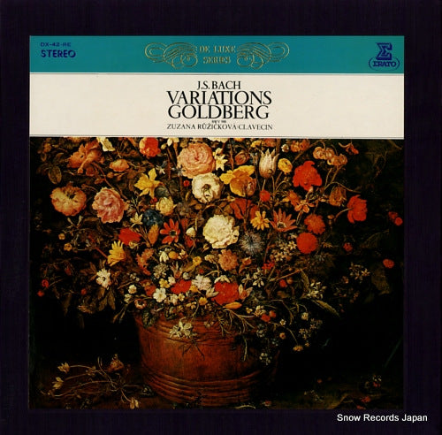 RUZICKOVA, ZUZANA bach; variations goldberg bwv988 DX-42-RE