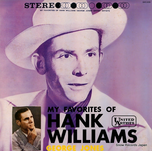 JONES, GEORGE my favorites of hank williams GXC2006