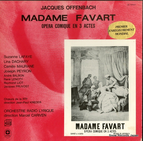 CARIVEN, MARCEL offenbach; madame favart DR10010/II/