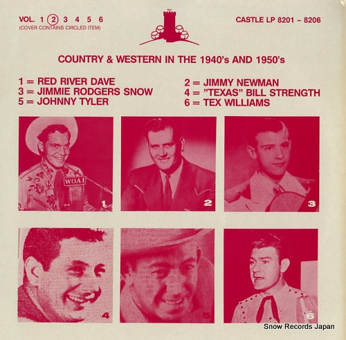 NEWMAN, JIMMY country & western in the 1940's and 1950's vol.2 CASTLELP8202