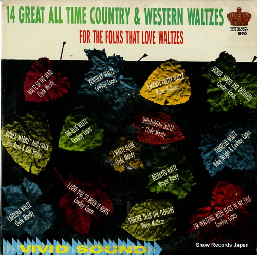 V/A 14 great all time country & western waltzes KING890