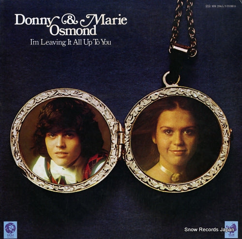 OSMOND, DONNY AND MARIE i'm leaving it all up to you MM2065