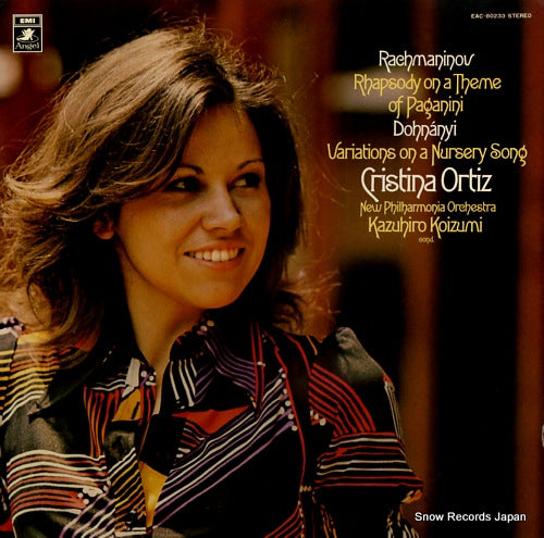 ORTIZ, CRISTINA rachmaninov; rhapsody on a theme of paganini op.43 EAC-80233