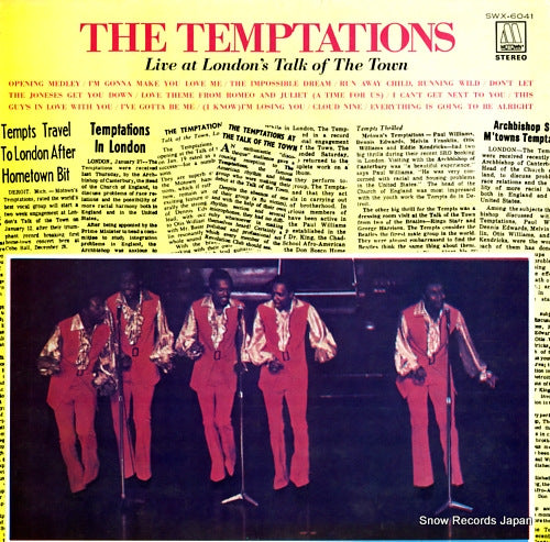 TEMPTATIONS, THE live at london's talk of the town SWX-6041