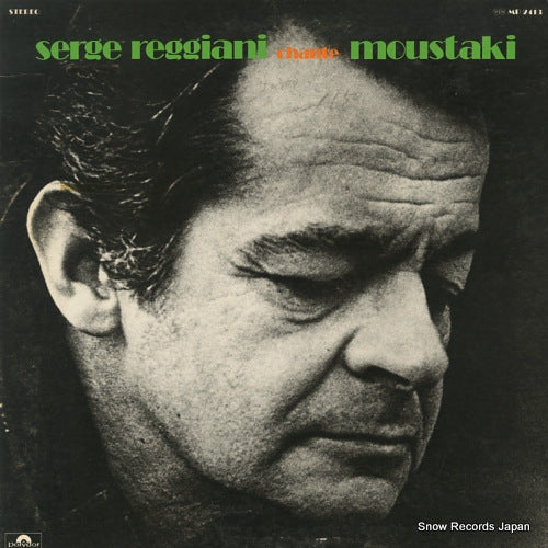 REGGIANI, SERGE serge reggiani chante moustaki MP2413