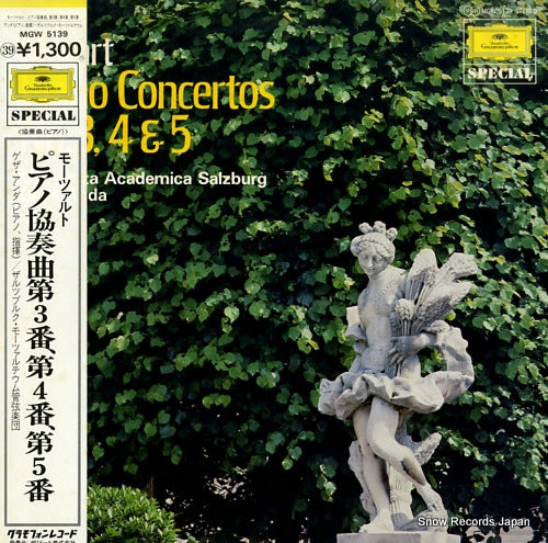ANDA, GEZA mozart; piano concertos no.3, 4 & 5 MGW5139