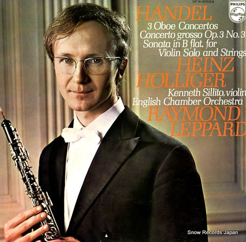 HOLLIGER, HEINZ handel; 3 oboe concertos - concerto grosso - sonata SFX-8504