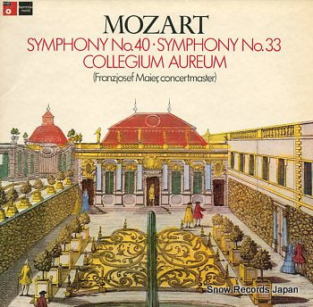 AUREUM, COLLEGIUM mozart; symphony no.40, 33 BAC3086