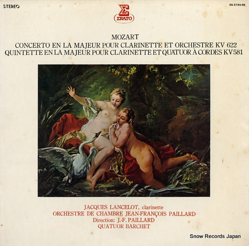 LANCELOT, JACQUES mozart; concerto en la majeur pour OS-2749-RE