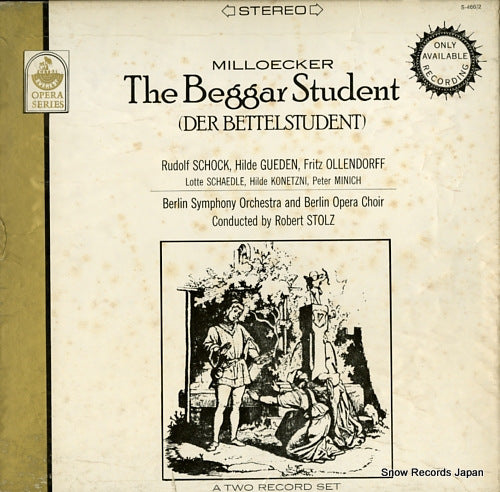 STOLZ, ROBERT milloecker; the beggar student (der bettelstudent) S-466/2