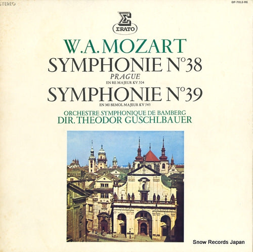 GUSCHLBAUER, THEODOR mozart; symphonie no38 & 39 OP-7012-RE