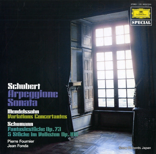 FOURNIER, PIERRE schubert; arpeggione sonata MGW5244