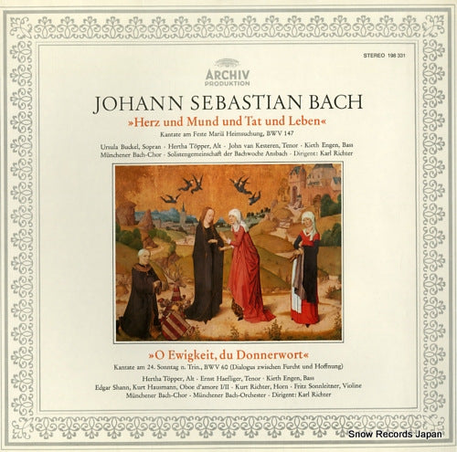RICHTER, KARL bach; herz und mund and tet und leben 198331