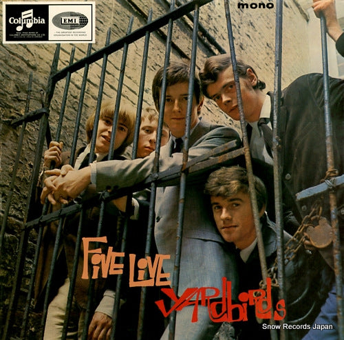 YARDBIRDS, THE five live yardbirds SX1677