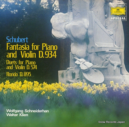 SCHNEIDERHAN, WOLFGANG schubert; fantasia for piano and violin d.934 MGW5219