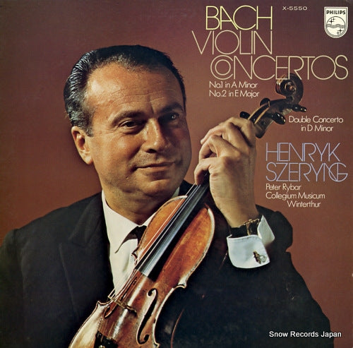 SZERYNG, HENRYK bach; violin concertos no.1, no.2, double concerto X-5550