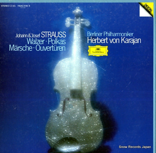 KARAJAN, HERBERT VON strauss; walzer. polkas. marsche. opuverturen 78MG0136