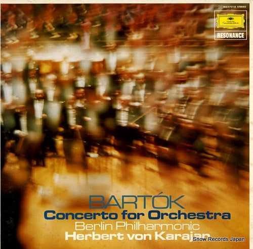 KARAJAN, HERBERT VON bartok; concerto for orchestra MGX7018