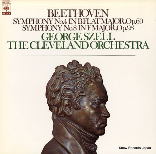 SZELL, GEORGE beethoven; symphony no.4 & no.8 13AC206