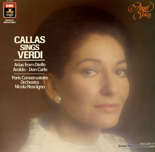 CALLAS, MARIA callas sings verdi AV-34054