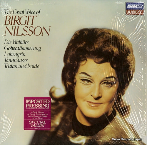NILSSON, BIRGIT the great voice of birgit nilsson JL-41066