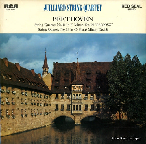 JUILIARD STRINGS QUARTET beethoven; string quarter no,11 in f minor, op.95 serioso SRA-2759