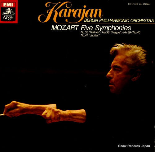 KARAJAN, HERBERT VON mozart; five symphonies EAC-47222-23