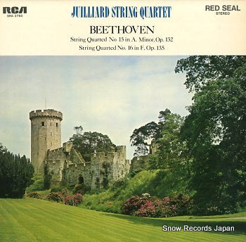 JUILIARD STRINGS QUARTET beethoven; string quarter no,15 in a-minor, op.132 SRA-2760