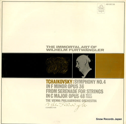 FURTWANGLER, WILHELM tchaikovsky; symphony no.4 in f minor opus 36 AB.8038