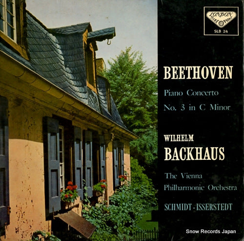 BACKHAUS, WILHELM beethoven; piano concerto no.3 in c minor, op.37 SLB24