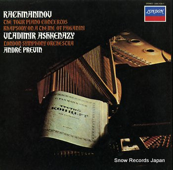 PREVIN, ANDRE rachmaninov; the four piano eonercos L60C-1135