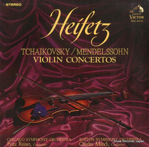 HEIFETZ, JASCHA tchaikovsky / mendelssohn; violin concertos SRA-2070
