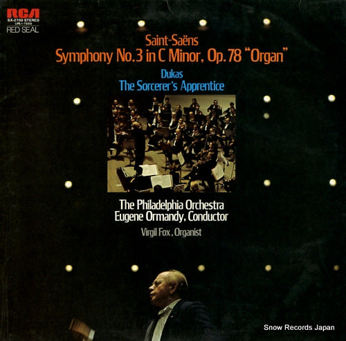 ORMANDY, EUGENE saint-saens; symphony no.3 in c minor, op.78 "organ" SX-2769