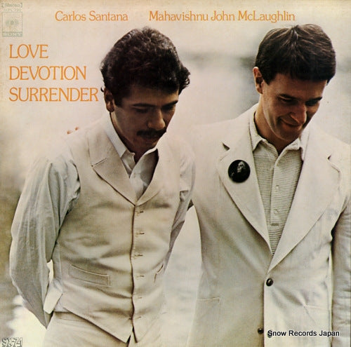 SANTANA, CARLOS, AND MAHAVISHNU JOHN MCLAUGHLIN love devotion surrender SOPL200