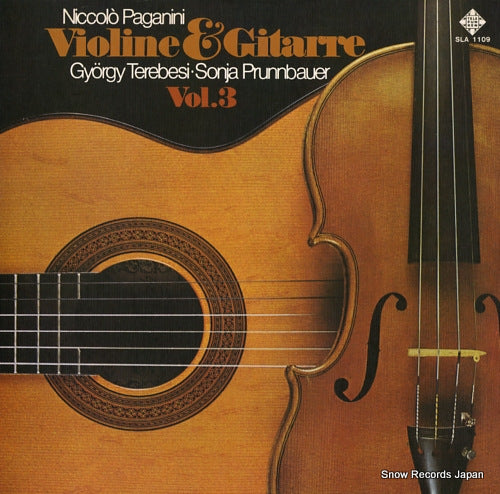 TEREBESI, GYORGY / SONJA PRUNNBAUER paganini; violin & guitar vol.3 SLA1109