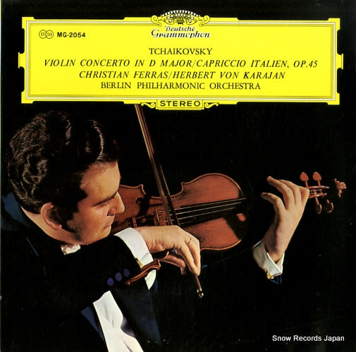 KARAJAN, HERBERT VON tchaikovsky; violin concerto in d major MG2054
