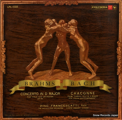 FRANCESCATTI, ZINO brahms; concerto in d major LPL-1005