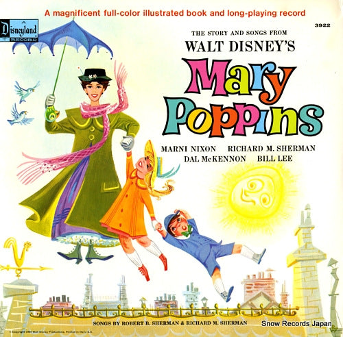 V/A the story and songs from walt disney's mary poppins DISNEYLAND3922