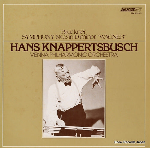 KNAPPERTSBUSCH, HANS bruckner; symphony no.3 in d minor, "wagner" MX9020