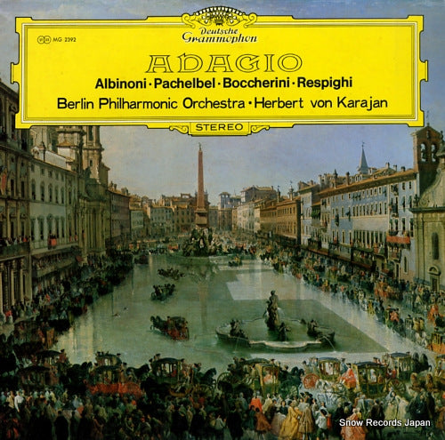 KARAJAN, HERBERT VON adagio in g minor for organ and strings MG2392