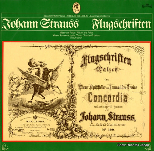 ANGERER, PAUL strauss; flugschriften INT180.816