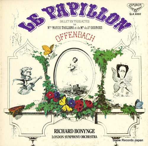 BONYNGE, RICHARD offenbach; le papillon - complete ballet SLA6002