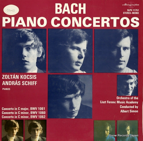 KOCSIS, ZOLTAN bach; piano concertos SLPX11751