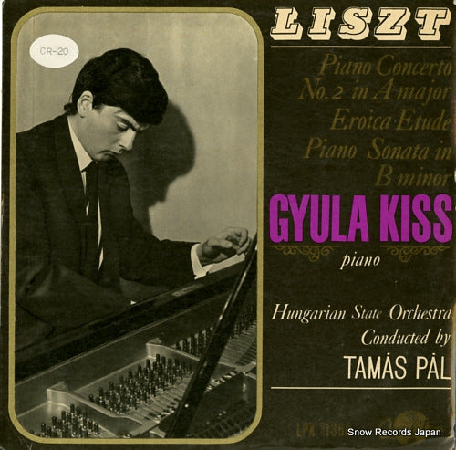 KISS, GYULA liszt; a - dur zongoraverseny LPX11368