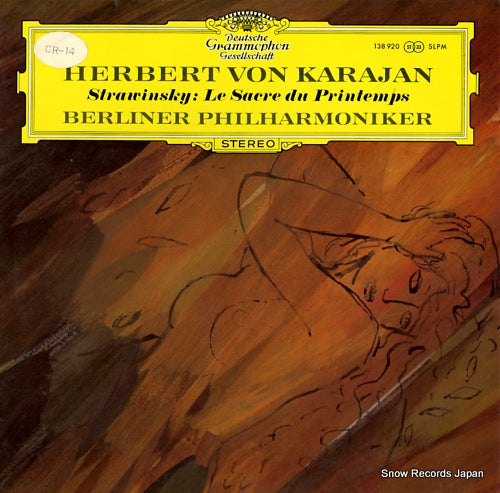 KARAJAN, HERBERT VON strawinsky; le sacre du printemps SLPM138920