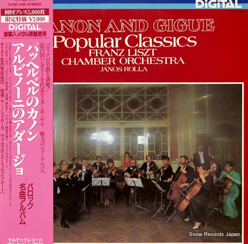 ROLLA, JANOS canon and gigue - popular classics K20C400